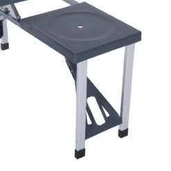 Outsunny Alu Table De Camping Banc De Pique-nique Groupe De Sièges Table De Jardin 4 Places Pliable Gris Foncé 84B-031 -Jardin Meubles Magasin 1200x1200 333