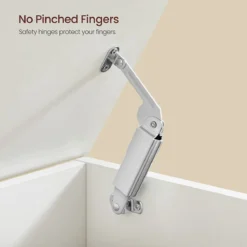 Songmics VASAGLE Meuble De Rangement, Coffre à Jouets, Banc à Chaussures, Coffre à Siège, Coffre De Rangement Avec Couvercle, Coffre De Rangement, Banc Avec Espace De Rangement, Charnières De Sécurité, 100 X 40 X 46 Cm, Blanc Mat LSB061T10 -Jardin Meubles Magasin 1200x1200 344