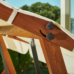 Aida Paris 2000 - Banc Balançoire - Anthracite - 188cm Réglable - Bois Massief De Haute Qualité - Forfait De Montage Et D'entretien Inclus - Housse De Protection De Haute Qualité Incluse -Jardin Meubles Magasin 1200x1200 349