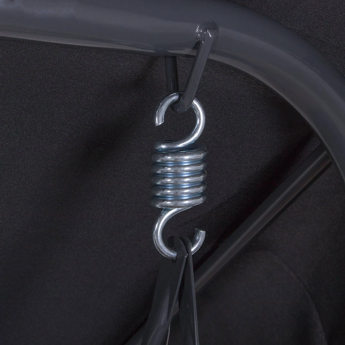 Banc De Balançoire Springos | Fiona-Swing | 3 Places | Imperméable à L'eau | Auvent Réglable | 150 X 170 X 109 Cm | Noir 5 Banc De Balançoire Springos | Fiona-Swing | 3 Places | Imperméable à L'eau | Auvent Réglable | 150 X 170 X 109 Cm | Noir – Image 5