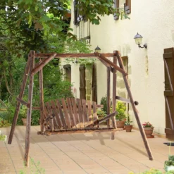 Outsunny Hollywood Balançoire Balançoire De Jardin 2 Places Porche Balançoire Suspendu Banc Bois Massif 84A-086V01 15 Outsunny Hollywood Balançoire Balançoire De Jardin 2 Places Porche Balançoire Suspendu Banc Bois Massif 84A-086V01 -Jardin Meubles Magasin 1200x1200 368