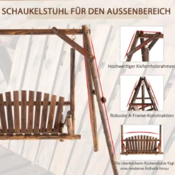 Outsunny Hollywood Balançoire Balançoire De Jardin 2 Places Porche Balançoire Suspendu Banc Bois Massif 84A-086V01 17 Outsunny Hollywood Balançoire Balançoire De Jardin 2 Places Porche Balançoire Suspendu Banc Bois Massif 84A-086V01 -Jardin Meubles Magasin 1200x1200 370
