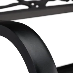 Banc De Jardin Relaxdays 2 Personnes - Banc De Parc Oiseau - Banc Extérieur - Banc De Balcon - Banc De Jardin Noir -Jardin Meubles Magasin 1200x1200 468