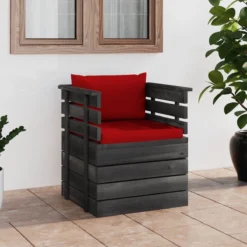 La Dolce Vita - Chaise De Jardin - Fauteuil - Fauteuil Club - Fauteuil Confort - Fauteuil Relax Avec Coussins Palette Pin -Jardin Meubles Magasin 1200x1200 497