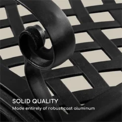 Ensemble Blumfeldt Pozzilli - Banc De Jardin Décoratif - 2 Places - Aluminium Moulé Sous Pression - Avec Coussin D'assise Et Housse 100 % Polyester Hydrofuge 14 Ensemble Blumfeldt Pozzilli - Banc De Jardin Décoratif - 2 Places - Aluminium Moulé Sous Pression - Avec Coussin D'assise Et Housse 100 % Polyester Hydrofuge -Jardin Meubles Magasin 1200x1200 508