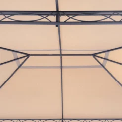 Pavillon De Jardin 3x4m 280 G / M² Bâche De Toit étanche Pavillon Premium Avec 4 Parois Latérales Tente De Jardin En Tente De Fête Marron -Jardin Meubles Magasin 1200x1200 533