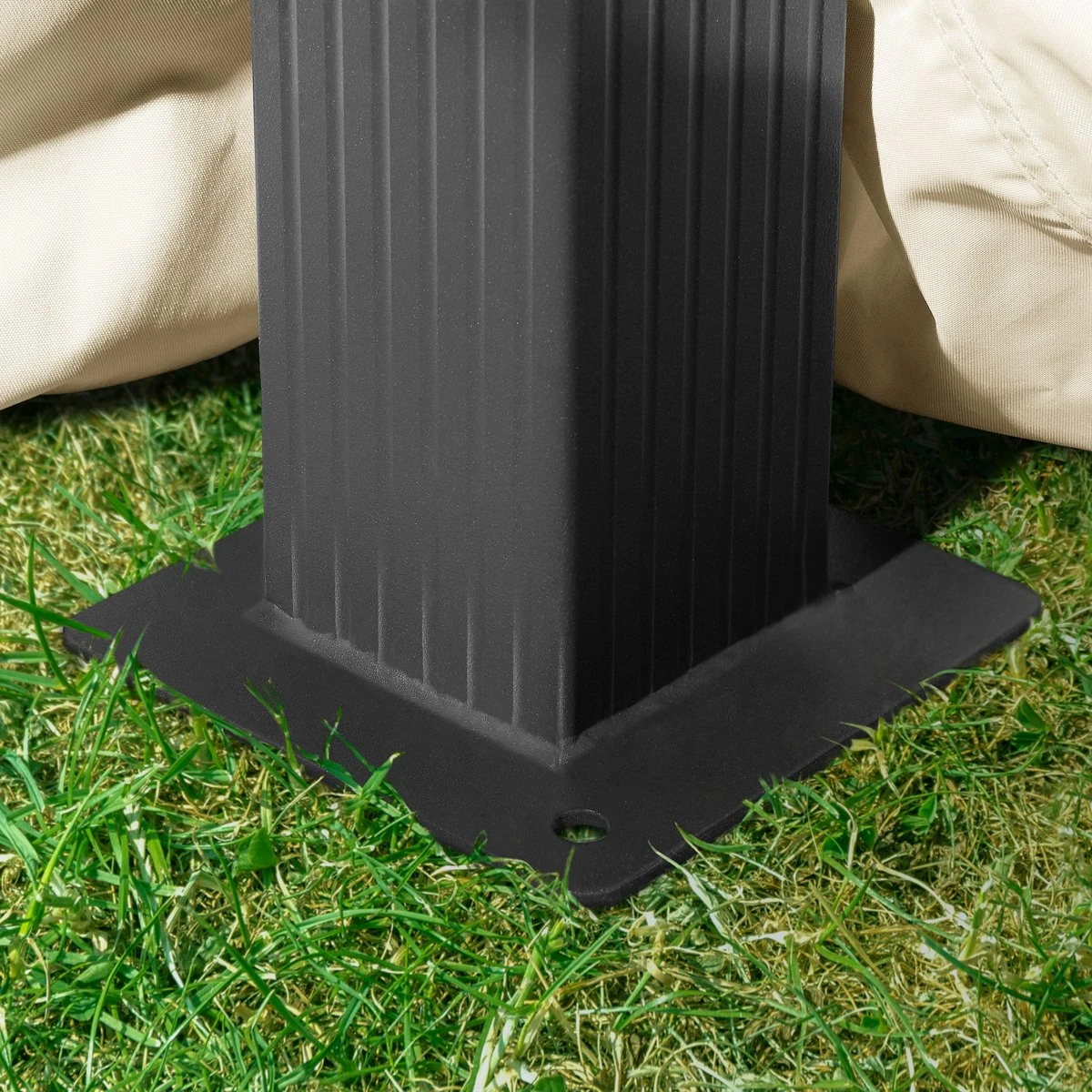 Pavillon De Jardin 3x4 M Aluminium Premium Environ 220 G/m² Bâche De Toit Pavillon étanche 4 Parois Latérales Tente De Jardin Crème Environ 9x9 Cm Profilé 6 Pavillon De Jardin 3x4 M Aluminium Premium Environ 220 G/m² Bâche De Toit Pavillon étanche 4 Parois Latérales Tente De Jardin Crème Environ 9x9 Cm Profilé – Image 6