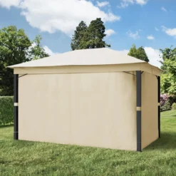 Pavillon De Jardin 3x4 M Aluminium Premium Environ 220 G/m² Bâche De Toit Pavillon étanche 4 Parois Latérales Tente De Jardin Crème Environ 9x9 Cm Profilé 17 Pavillon De Jardin 3x4 M Aluminium Premium Environ 220 G/m² Bâche De Toit Pavillon étanche 4 Parois Latérales Tente De Jardin Crème Environ 9x9 Cm Profilé -Jardin Meubles Magasin 1200x1200 579