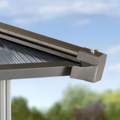 Pavillon De Jardin 4x4 M Cadre En Aluminium Toit En Polycarbonate Environ 8 Mm Pavillon Tente De Jardin Sans Parois Latérales -Jardin Meubles Magasin 1200x1200 595