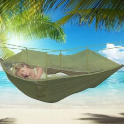 Mivida - Hamac Avec Moustiquaire - 260x140 - 180 Kg - Vert - Avec Fermeture éclair - Hamac Avec Moustiquaire - Survie - Hamac - Camping Plein Air - Camping - Hamac -Jardin Meubles Magasin 1200x1200 63