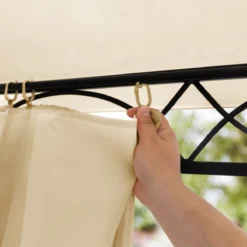 Pavillon De Jardin 3x3 M 280 G / M² Bâche De Toit étanche Pavillon Premium Avec 4 Parois Latérales Tente De Jardin En Tente De Fête Crème 33 Pavillon De Jardin 3x3 M 280 G / M² Bâche De Toit étanche Pavillon Premium Avec 4 Parois Latérales Tente De Jardin En Tente De Fête Crème -Jardin Meubles Magasin 1200x1200 696