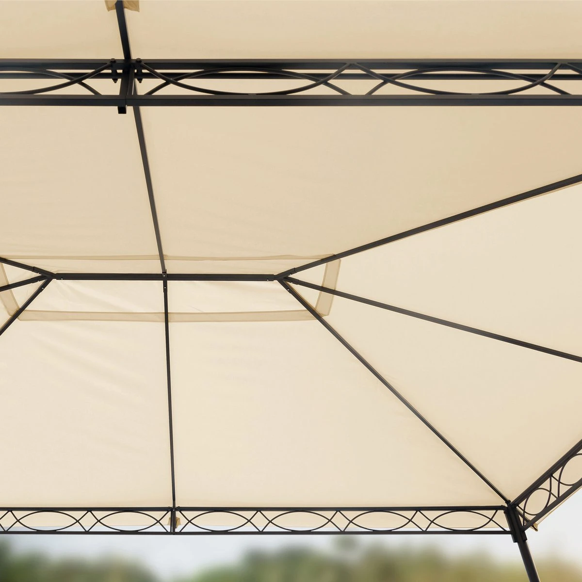 Pavillon De Jardin Pavillon étanche 3x4 M Avec 4 Parois Latérales Tente De Jardin 180 G / M² Couverture De Toit En Tente De Fête Crème 11 Pavillon De Jardin Pavillon étanche 3x4 M Avec 4 Parois Latérales Tente De Jardin 180 G / M² Couverture De Toit En Tente De Fête Crème – Image 11