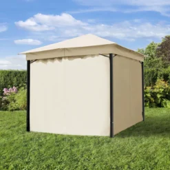 Pavillon De Jardin 3x3 M Environ 180 G/m² Bâche De Toit Pavillon étanche 4 Parois Latérales Tente De Jardin Crème Tente De Réception Environ 6x6 Cm Profil 18 Pavillon De Jardin 3x3 M Environ 180 G/m² Bâche De Toit Pavillon étanche 4 Parois Latérales Tente De Jardin Crème Tente De Réception Environ 6x6 Cm Profil -Jardin Meubles Magasin 1200x1200 758