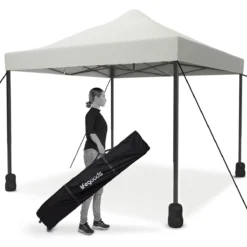 Tente De Réception De Luxe LifeGoods - 3x3 M - Incl. Sacs De Poids - Cadre En Acier Pliable - Imperméable - Résistant Aux Intempéries - Sac De Transport à Roulettes - Wit 13 Tente De Réception De Luxe LifeGoods - 3x3 M - Incl. Sacs De Poids - Cadre En Acier Pliable - Imperméable - Résistant Aux Intempéries - Sac De Transport à Roulettes - Wit -Jardin Meubles Magasin 1200x1200 768