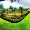 Ariko Hamac Avec Moustiquaire De Style Camouflage - Moskito - Hamac - Moustiquaire - Moustiquaire Tente - Tapis De Couchage - Moustiquaire - Moustiquaire - Lit De Camping - Sac De Couchage - Flottant - 150KG - Camouflage