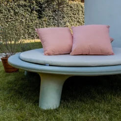 Weltevree - Flying Dishman - Lit De Salon à L'extérieur, Lounge Island, Sun Island, Chaise Longue Pour Le Jardin, Chaise Longue - Meubles De Jardin - Incl. Ensemble De Coussin Oranje -Jardin Meubles Magasin 1200x1200 849