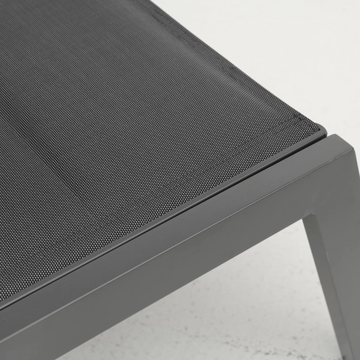 NATERIAL - Transat Double LISBOA - Transat De Jardin Avec Dossier Réglable - 203x128x43 Cm - Fix En Aluminium - Textilène - Anthracite 3 NATERIAL - Transat Double LISBOA - Transat De Jardin Avec Dossier Réglable - 203x128x43 Cm - Fix En Aluminium - Textilène - Anthracite – Image 3