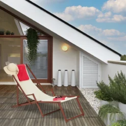 Relaxdays Chaise De Plage Bois - Repose-pieds - Chaise Relax - Chaise De Jardin - Chaise Longue Réglable Anthracite -Jardin Meubles Magasin 1200x1200 935