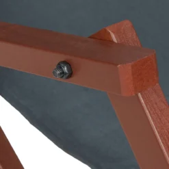 Relaxdays Chaise De Plage Bois - Repose-pieds - Chaise Relax - Chaise De Jardin - Chaise Longue Réglable Anthracite -Jardin Meubles Magasin 1200x1200 937