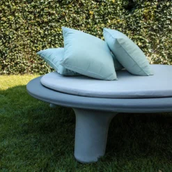 Weltevree - Flying Dishman - Lit De Salon à L'extérieur, Lounge Island, Sun Island, Chaise Longue Pour Le Jardin, Chaise Longue - Meubles De Jardin - Incl. Ensemble De Coussin Vert -Jardin Meubles Magasin 1200x1200 960