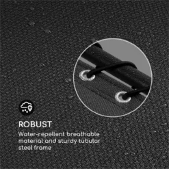 Chaise Longue Blumfeldt California Dreaming, Rembourrée, Structure En Acier, Chaise Longue De Forme Ergonomique Avec Rembourrage Moelleux Et Accoudoirs, Noir -Jardin Meubles Magasin 1200x1200 972