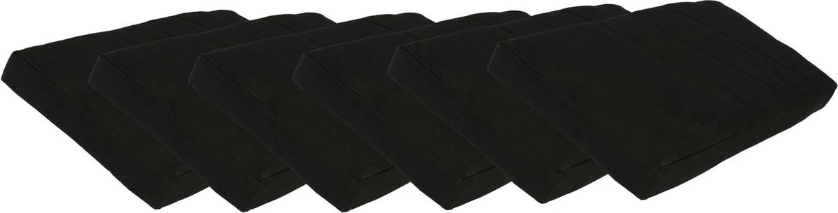 Paquet De Coussins De Table De Pique-nique MaximaVida Noir De Carbone 55 X 27,5 X 5 Cm - Hydrofuge - 6 Pièces 2 Paquet De Coussins De Table De Pique-nique MaximaVida Noir De Carbone 55 X 27,5 X 5 Cm - Hydrofuge - 6 Pièces – Image 2