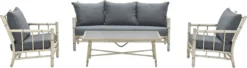 Garden Impressions Ensemble De Salon Lombok 4 Pièces - Aluminium - Bambou/gris Clair 30 Garden Impressions Ensemble De Salon Lombok 4 Pièces - Aluminium - Bambou/gris Clair -Jardin Meubles Magasin 1200x328