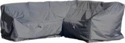 Housse De Protection Pour Canapé D'angle De Jardin | 237 X 237 X 65/100 Cm | Polyester Tissé Oxford 600D, Couleur : Gris