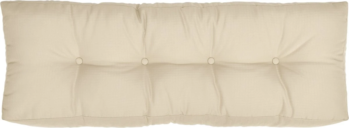 Beautissu De Palette Beautissu Eco Elements - Coussin De Dossier 120x40x15 Cm Pour Canapé-palette - Kussen Nature - Coussins De Palette En Qualité Coussin De Matelas 2 Beautissu De Palette Beautissu Eco Elements - Coussin De Dossier 120x40x15 Cm Pour Canapé-palette - Kussen Nature - Coussins De Palette En Qualité Coussin De Matelas – Image 2