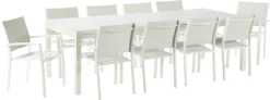 NATERIAL - Table De Jardin Extensible ODYSSEA - Table Extensible Pour 8 à 10 Personnes - 256/320x100cm - Table à Manger - Avec Plateau En Verre - Aluminium - Blanc 13 NATERIAL - Table De Jardin Extensible ODYSSEA - Table Extensible Pour 8 à 10 Personnes - 256/320x100cm - Table à Manger - Avec Plateau En Verre - Aluminium - Blanc -Jardin Meubles Magasin 1200x445 1