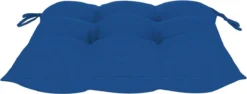 Prolenta Premium - Chaises De Jardin De Jardin 3 Pcs Avec Coussins Bleus En Teck Massif -Jardin Meubles Magasin 1200x455