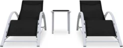 VidaXL Ensemble De Chaises Longues Noir - 2 Pièces - Avec Table - Zwart - Sun Longues - Chaise Longue - Jardin - Lit Lounge - 2 Pièces 23 VidaXL Ensemble De Chaises Longues Noir - 2 Pièces - Avec Table - Zwart - Sun Longues - Chaise Longue - Jardin - Lit Lounge - 2 Pièces -Jardin Meubles Magasin 1200x469 2
