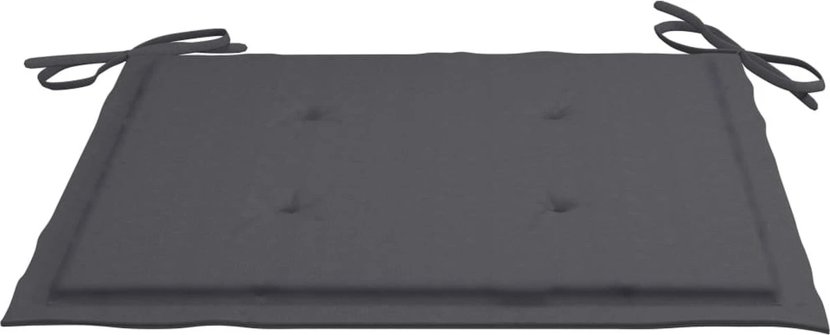 Chaises De Jardin VidaLife 3 Pcs Avec Coussins En Teck Massif De Couleur Anthracite 7 Chaises De Jardin VidaLife 3 Pcs Avec Coussins En Teck Massif De Couleur Anthracite – Image 7