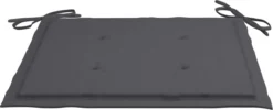 Decoways - Coussins Pour Chaise De Coussins De Chaise De Jardin 4 Pièces 40x40x4 Cm Coloris Anthracite -Jardin Meubles Magasin 1200x485 8