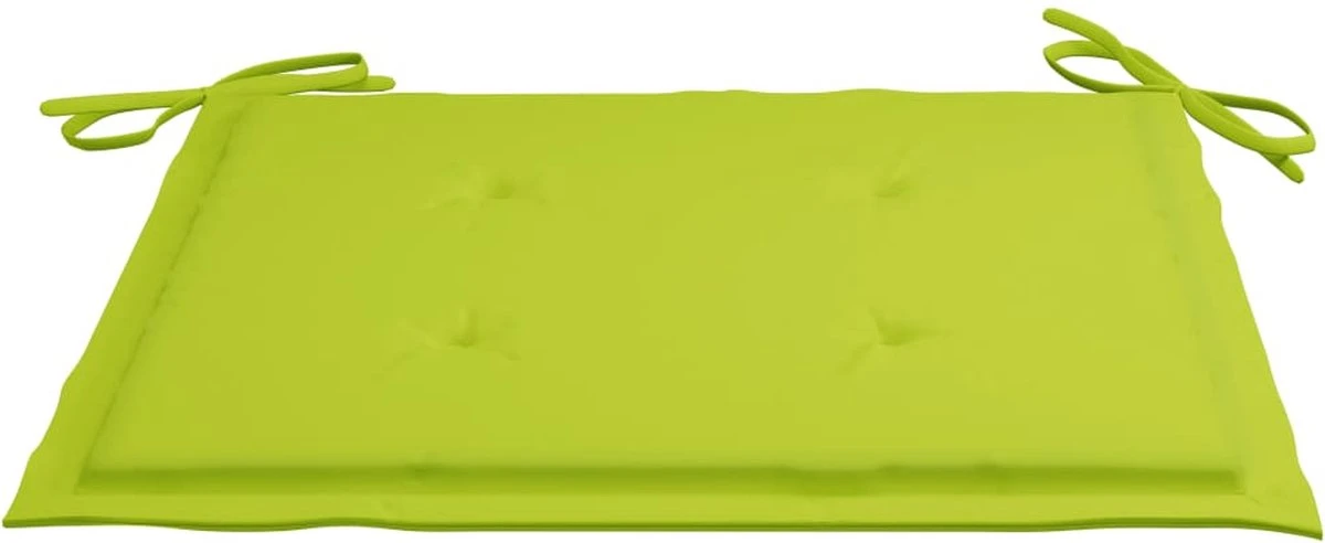 Prolenta Premium - Chaises De Jardin De Jardin 3 Pcs Avec Coussins Vert Vif En Teck Massif 4 Prolenta Premium - Chaises De Jardin De Jardin 3 Pcs Avec Coussins Vert Vif En Teck Massif – Image 4