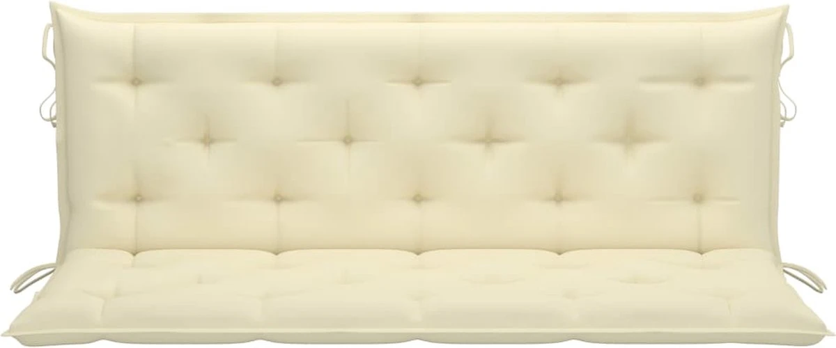 Prolenta Premium - Rocking Chair - Coussin Pour Rocking Chair 150 Cm Tissu Blanc Crème - Wit - Balançoire 3 Prolenta Premium - Rocking Chair - Coussin Pour Rocking Chair 150 Cm Tissu Blanc Crème - Wit - Balançoire – Image 3