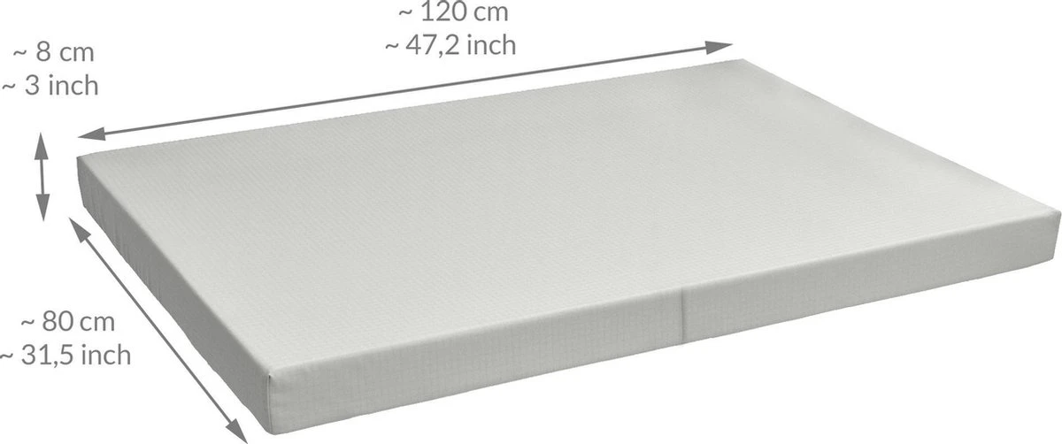 Beautissu Cushion ECO Pure - Coussin D'assise Pliable - 120x80x8 Cm En Grijs Clair - Coussin Pour Meubles En Palette 2 Beautissu Cushion ECO Pure - Coussin D'assise Pliable - 120x80x8 Cm En Grijs Clair - Coussin Pour Meubles En Palette – Image 2