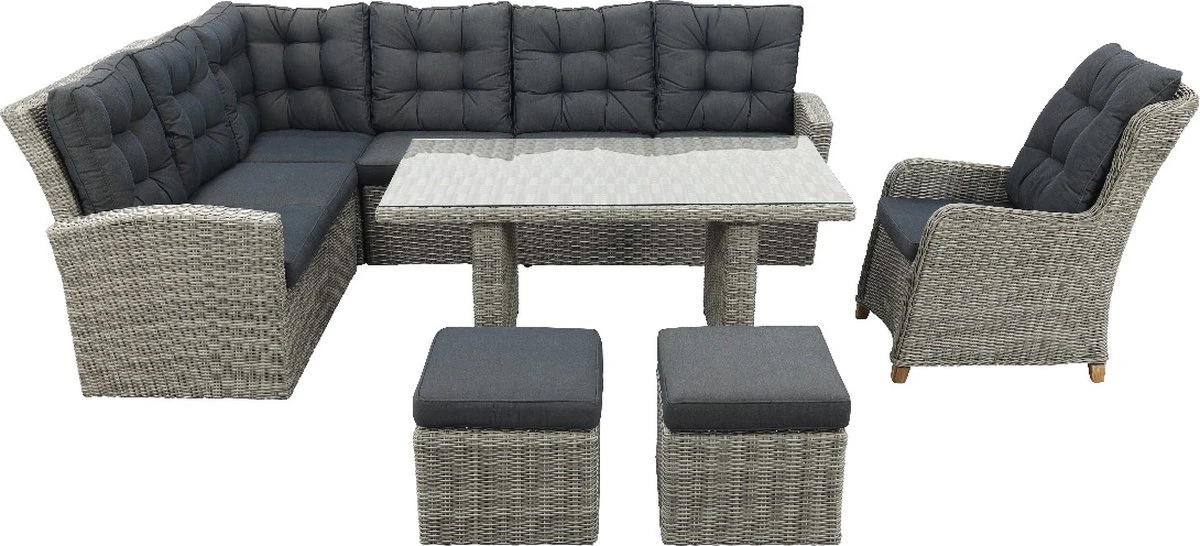 Ensemble Salon/salle à Manger San Marino - Paloma Gris + Chaise De Jardin Torino 14 Ensemble Salon/salle à Manger San Marino - Paloma Gris + Chaise De Jardin Torino – Image 14