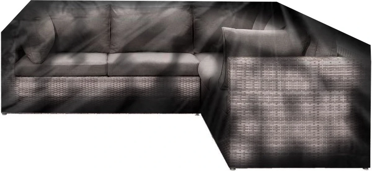 Maxxcovers Housse Mobilier De Jardin - Housse De Salon En Forme De L - 235x235x90x70 Cm - Premium - Zwart 6 Maxxcovers Housse Mobilier De Jardin - Housse De Salon En Forme De L - 235x235x90x70 Cm - Premium - Zwart – Image 6