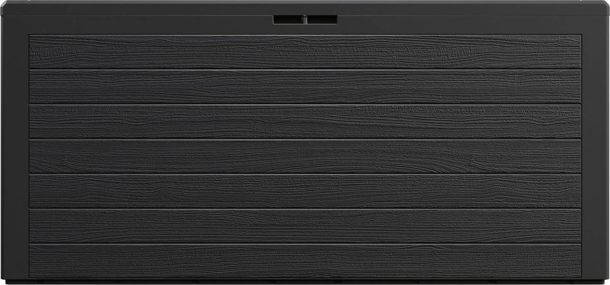 Coffre De Rangement Effet Bois 120 X 46 X 57 Cm Coffre Extérieur Avec Couvercle Rabattable Stockage Jardin 2 Coffre De Rangement Effet Bois 120 X 46 X 57 Cm Coffre Extérieur Avec Couvercle Rabattable Stockage Jardin – Image 2