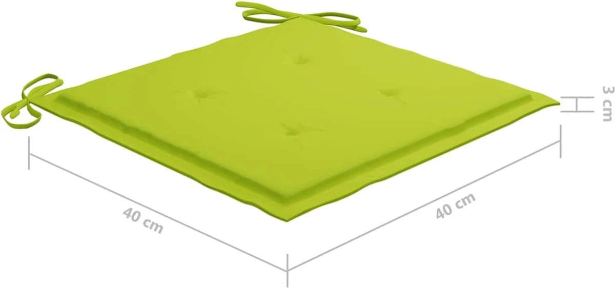 Prolenta Premium - Chaises De Jardin De Jardin 3 Pcs Avec Coussins Vert Vif En Teck Massif 5 Prolenta Premium - Chaises De Jardin De Jardin 3 Pcs Avec Coussins Vert Vif En Teck Massif – Image 5