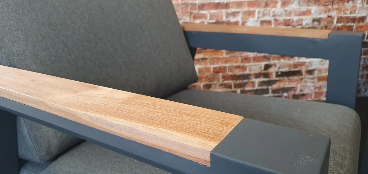 Salon De Garden SenS - Ensemble De Salon En Teck Alexia En Aluminium - Zwart - 77,5x88,5x85 8 Salon De Garden SenS - Ensemble De Salon En Teck Alexia En Aluminium - Zwart - 77,5x88,5x85 – Image 8