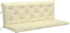 Prolenta Premium - Rocking Chair - Coussin Pour Rocking Chair 150 Cm Tissu Blanc Crème - Wit - Balançoire 13 Prolenta Premium - Rocking Chair - Coussin Pour Rocking Chair 150 Cm Tissu Blanc Crème - Wit - Balançoire -Jardin Meubles Magasin 1200x572 6