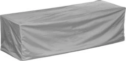Housse De Protection Pour Canapé De Jardin | 200 X 90 X 80 Cm | Polyester Tissé PERMATEX De Haute Qualité, Couleur : Taupe (gris Clair)