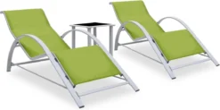 VidaXL Ensemble De Lit Lounge - 2 Pièces - Avec Table - Vert - Sun Longues - Chaise VidaXL - Jardin - Ensemble De Chaises Longues - 2 Pièces 23 VidaXL Ensemble De Lit Lounge - 2 Pièces - Avec Table - Vert - Sun Longues - Chaise VidaXL - Jardin - Ensemble De Chaises Longues - 2 Pièces -Jardin Meubles Magasin 1200x598
