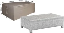 Housse Pour Repose-pieds 140 X 90 H : 45 Cm - Housse Table De Jardin - RFS14090