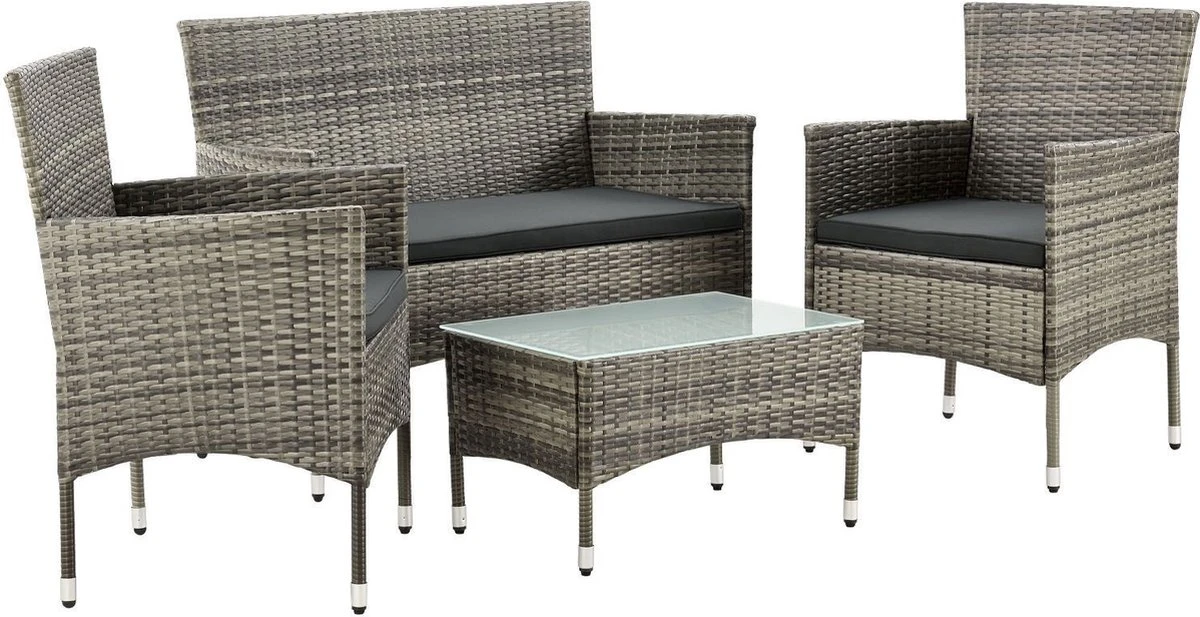 Salon De Jardin - Salon De Jardin - Canapé De Jardin - Chaises De Jardin - Salon De Jardin - Gris Meyers 2 Salon De Jardin - Salon De Jardin - Canapé De Jardin - Chaises De Jardin - Salon De Jardin - Gris Meyers – Image 2