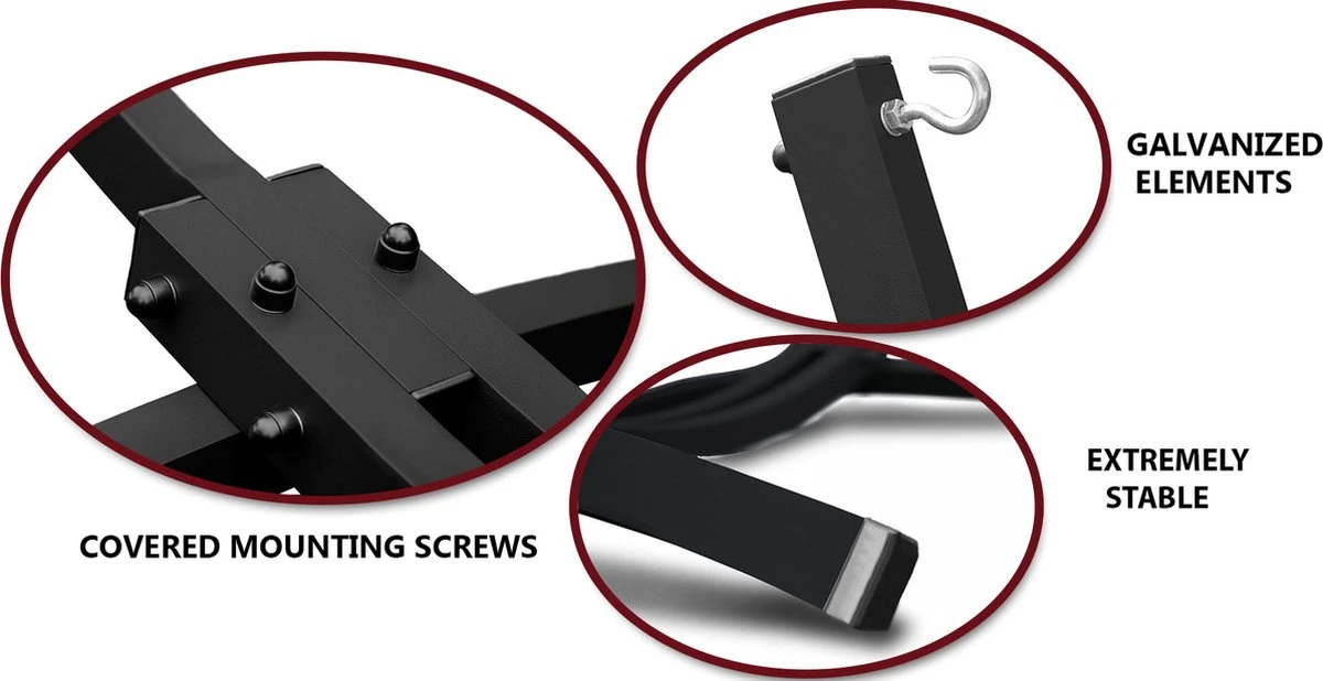 Potenza® Hamac Avec ÉPANDEUR Et Support – 2 Personnes – Cadre EXTRA STABLE Jusqu'à 220 Kg – Ensembles De Hamac De Hamacs - Grande Roma 6 Potenza® Hamac Avec ÉPANDEUR Et Support – 2 Personnes – Cadre EXTRA STABLE Jusqu'à 220 Kg – Ensembles De Hamac De Hamacs - Grande Roma – Image 6