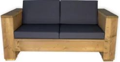 Meubles D' Outside | Bancs De Jardin Complets échafaudage Bois Set 7 Places| Ancien Look | Coussins Anthracite -Jardin Meubles Magasin 1200x627 2