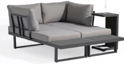 SenS-Line - Ensemble Lounge Multifonction Delphi - Pour L'extérieur - Set 3 Pièces - Aluminium/Polyester -Jardin Meubles Magasin 1200x628 1